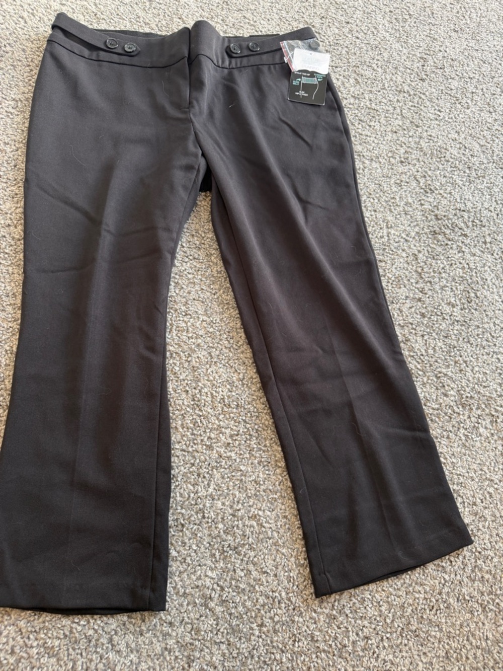 Maurices Black Dress Pants Capris